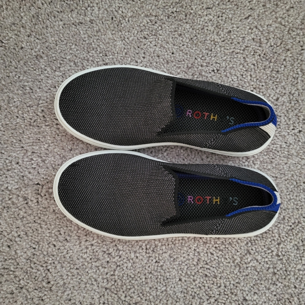 Rothy's Black Slip-On Sneakers Boys Size 13